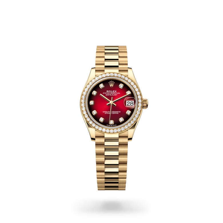 Rolex Datejust 31 18 kt yellow gold, M278288RBR-0041
